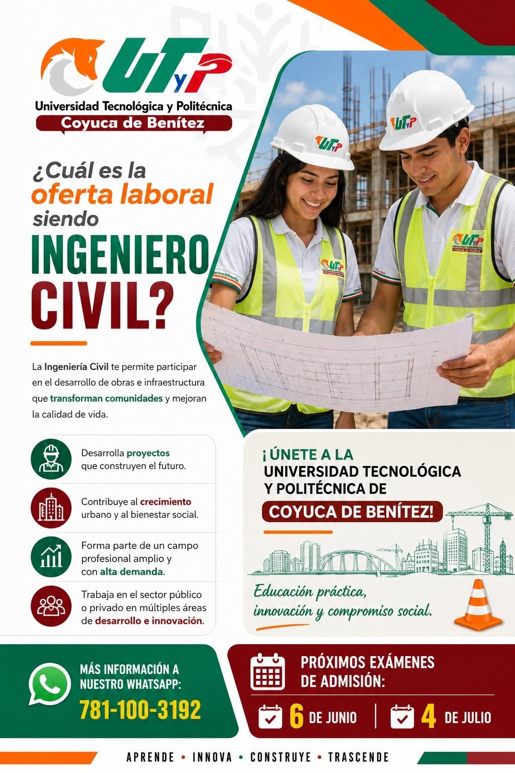 Ingeniería Civil: diseña y construye el futuro